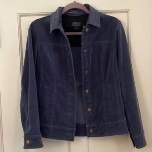 Pendelton Blue Corduroy Womens Medium Jacket